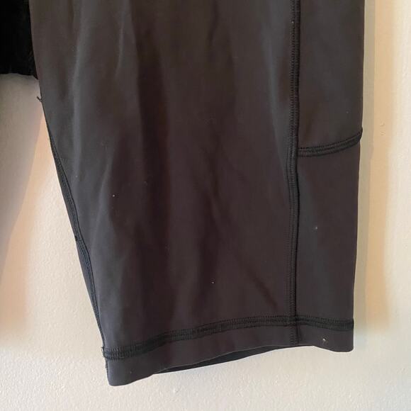 Lululemon Black Invigorate High-Rise Biker Shorts 10" Athletic Women's size 10 - Picture 5 of 12